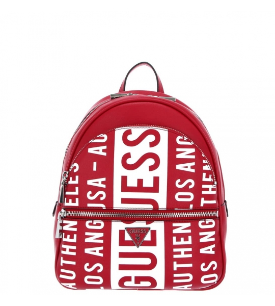 Dámský červený batoh Guess