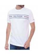 Pánské bílé triko Tommy Hilfiger SLIM FIT