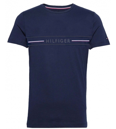 Pánské modré triko Tommy Hilfiger- slim fit