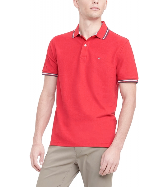 Men ´s red Tommy Hilfiger Polo shirt