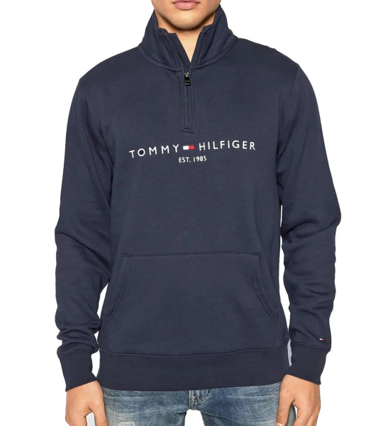 Tommy Hilfiger Logo Mock neck  Sweatshirt