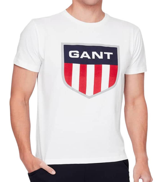 Férfi fehér Gant póló