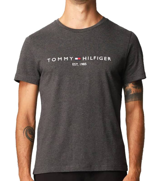 Pánské tmavě šedé triko Tommy Hilfiger