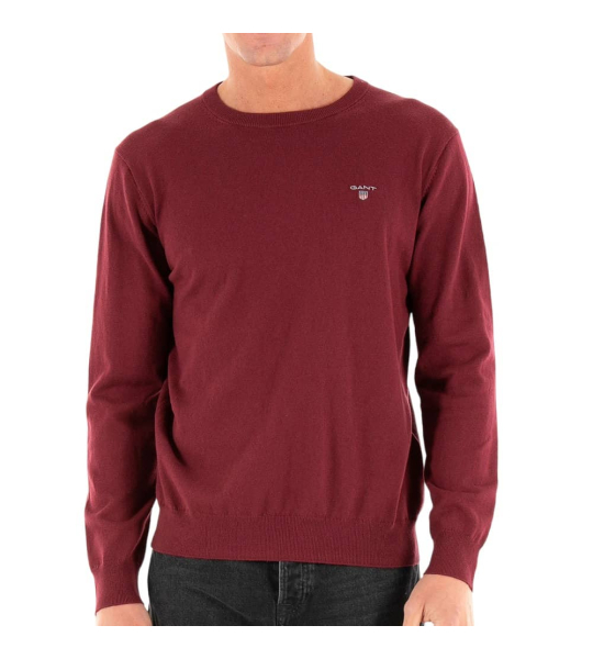 GANT burgundy red c-neck sweater