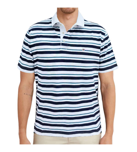 Men's Gant Pinstripe  polo shirt