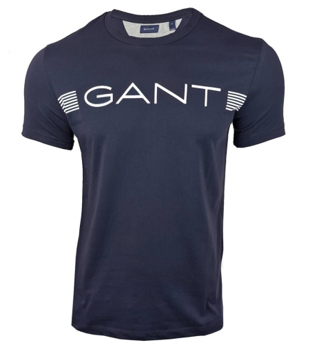 Pánské modré triko Gant