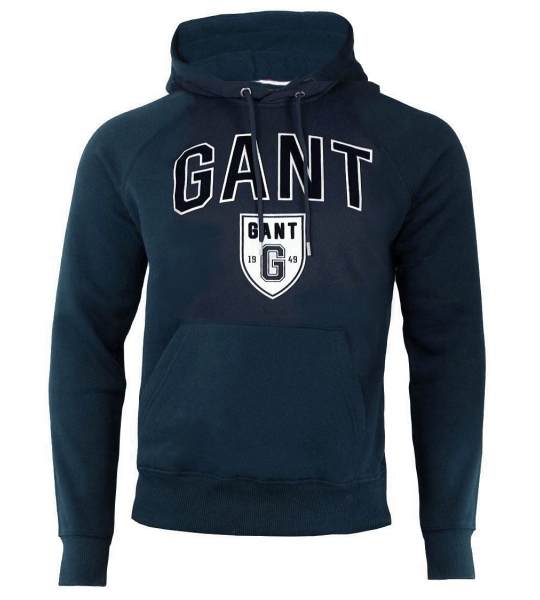 GANT navy Shield hoodie