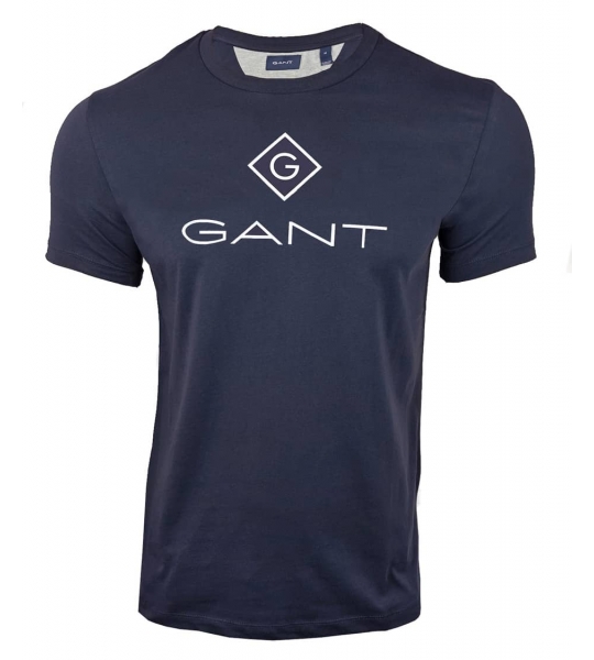 Férfi kék Gant póló