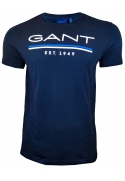 Férfi kék Gant póló
